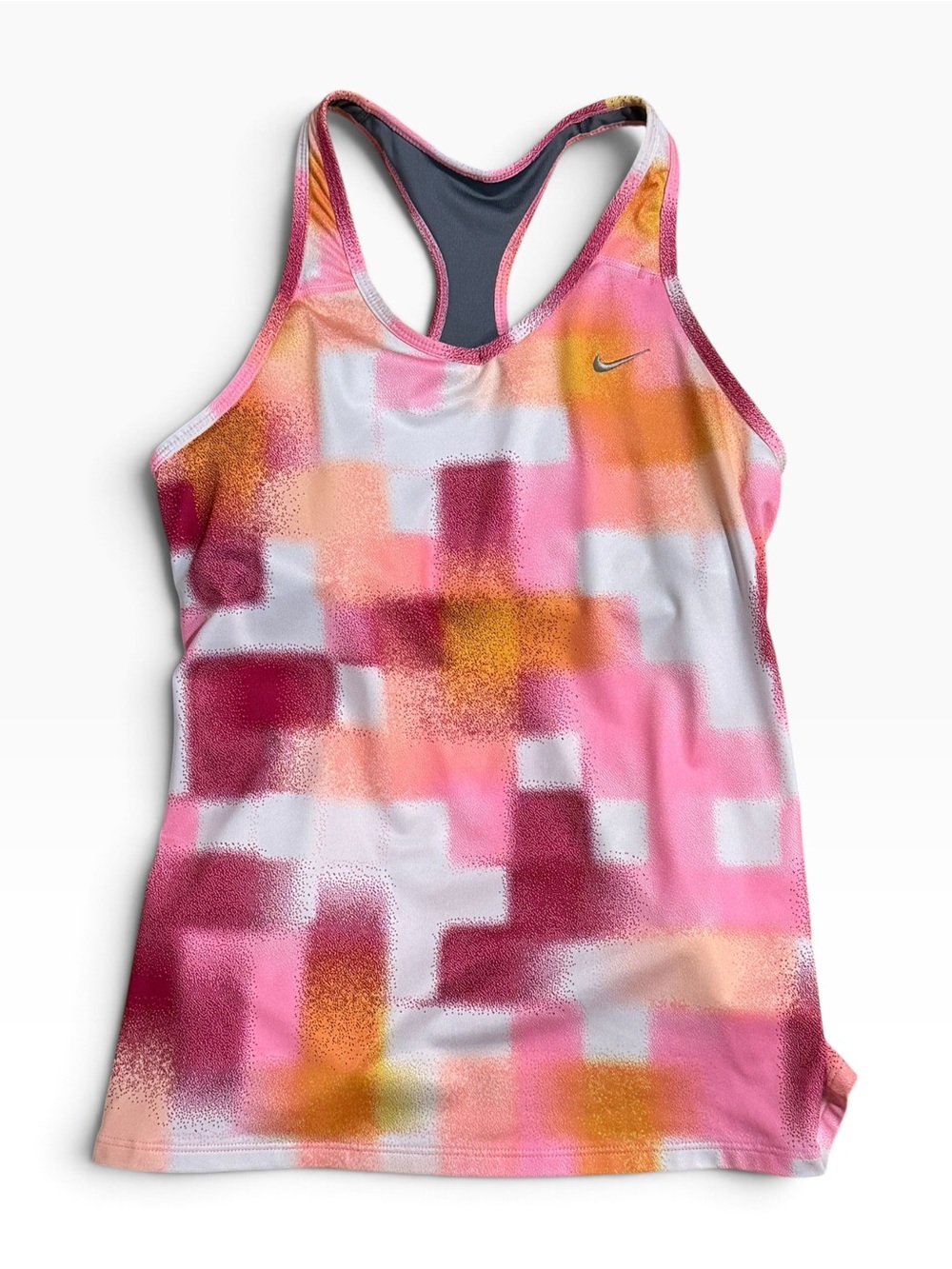 Nike Dri Fit High Support Tankini Top Sports Bra Medium